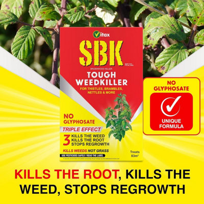 SBK Brushwood Tough Weed Killer 250ml - Garden Weed Control