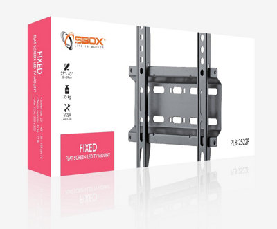 SBOX PLB-2522F Fixed 23-43" TV Bracket