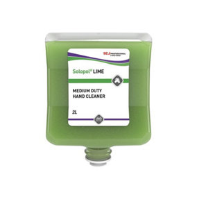 SC Johnson LIM2LT Solopol Lime Medium/Heavy-Duty Hand Wash Cartridge 2 Litre