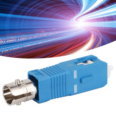 SC/UPC to ST/UPC Male-Female Optical Fiber Adapter Coupler - Carrier Grade Converter