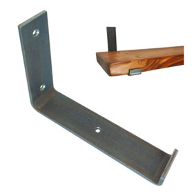 Scaffolding Shelf Bracket Bare Steel 7 inches 175mm Bend Down