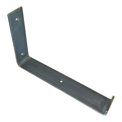 Scaffolding Shelf Bracket Bare Steel 7 inches 175mm Bend Down