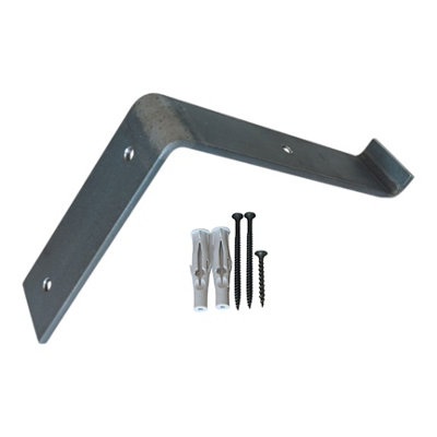 Scaffolding Shelf Bracket Bare Steel 7 inches 175mm Bend Up