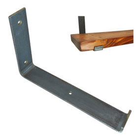 Scaffolding Shelf Bracket Bare Steel 9 inches 225mm Bend Down