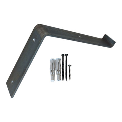 Scaffolding Shelf Bracket Bare Steel 9 inches 225mm Bend Up