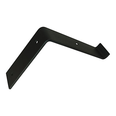 Scaffolding Shelf Bracket Black Mat 7 inches 175mm Bend Up