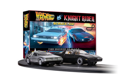 Scalextric 1980s TV - Back to the Future vs Knight Rider Race Price Comparisons | Compare The Build