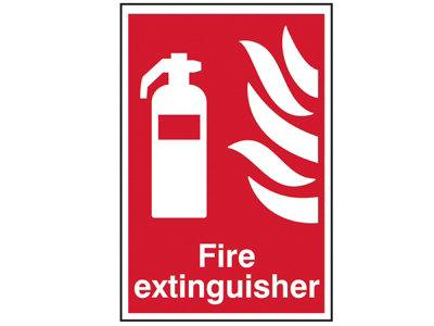 Scan 1350 Fire Extinguisher - PVC 200 x 300mm SCA1350