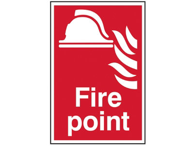 Scan 1451 Fire Point - PVC 200 x 300mm SCA1451