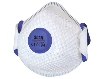 Scan 2ECT35 Moulded Duranet Disposable Mask FFP2 Pack Of 2 SCAPPEP2VDUR