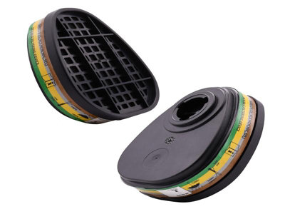 Scan 3100NM Twin Half Mask A1B1E1K1 Gas Filter Cartridge Pack of 2 ...