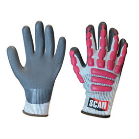 Scan - Anti-Impact Latex Cut 5 Gloves - XL (Size 10)
