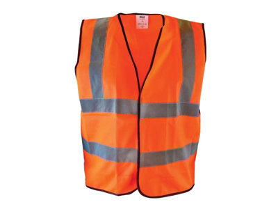 Scan BX-300 Hi-Vis Orange Waistcoat - M (41in) SCAWWHVWMO