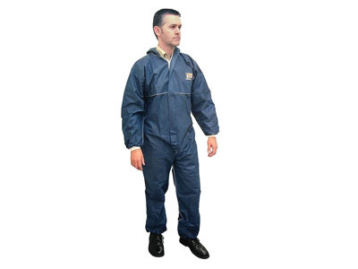 Scan Disposable Overall Coverall Triple Stitched Double Zipped Medium SCAWWDOM