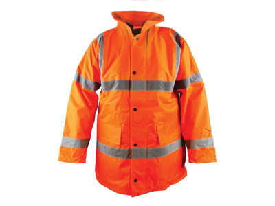 Scan  Hi-Vis Orange Motorway Jacket - M (41in) SCAWWHVMJMO