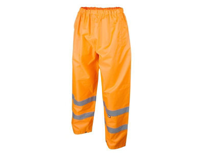 Scan Hi-Vis Orange Motorway Trousers Size M for Ultimate Safety and Visibility