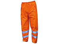 Scan - Hi-Vis Orange Motorway Trousers - XL (44in)