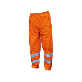 Scan - Hi-Vis Orange Motorway Trousers - XL (44in)