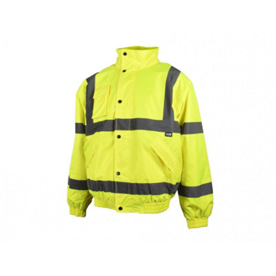 Scan Hi-vis Yellow Bomber Jacket