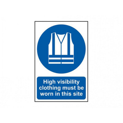 Scan High Visibility Jackets Must Be Worn In This Site - Pvc Sign 200 X ...