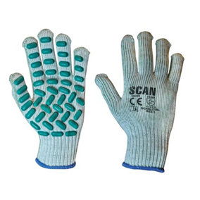 Scan L8500 Vibration Resistant Latex Foam Gloves - Large Size 9 SCAGLOVRL