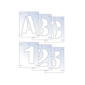 Scan - Letter & Number Stencil Kit 25mm