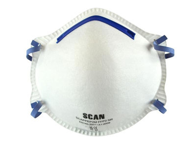 Scan  Moulded Disposable Mask FFP2 Protection Pack Of 20 SCAPPEP2MB