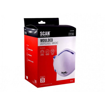 Scan Moulded Disposable Mask Multi Colour (Box of 20)