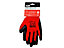 Scan N1501R Palm Dipped Black Nitrile Gloves - Medium Size 8 SCAGLONITBM