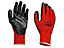 Scan N1501R Palm Dipped Black Nitrile Gloves - XX LSize 11 SCAGLONITBXX