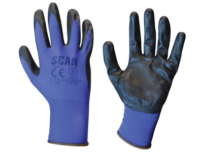 Scan N550118 Max. Dexterity Nitrile Gloves - XL Size 10 SCAGLODEXTXL