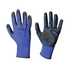 Scan N550118 Max. Dexterity Nitrile Gloves - XL Size 10 SCAGLODEXTXL