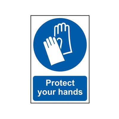 Scan Protect Your Hands - Pvc Sign 200 X 300mm Multi Colour (200 x 300mm)