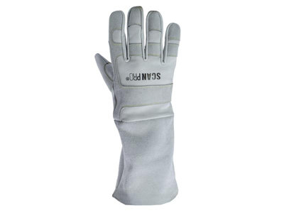 Scan PT-1203 Premium Leather Welding Gloves - XL (Size 10) SCAGLOPWELXL