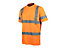 Scan SFTE04-O Hi-Vis Polo Shirt Orange - M (40in) SCAHVPSMO