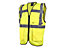 Scan SFV09 Hi-Vis Utility Vest Yellow Waistcoat - M (41in) SCAHVUWM