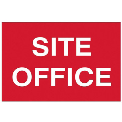 Scan Site Office - Pvc Sign 600 X 400mm Multi Colour (400 x 600mm)
