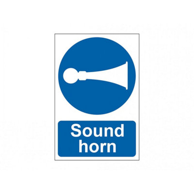 Scan Sound Horn - Pvc Sign 200 X 300mm Multi Colour (200 x 300mm)
