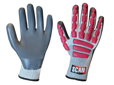 Scan T5000 Anti-Impact Latex Cut 5 Gloves - XXL Size 11 SCAGLOAIXX