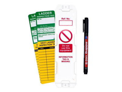 Scan TG04BOX Ladder Tag Kit - 10 Kits per Box SCALADTAGB