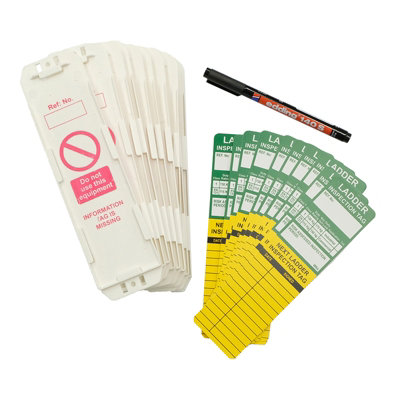Scan TG04BOX Ladder Tag Kit - 10 Kits per Box SCALADTAGB
