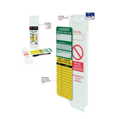 Scan TG04BOX Ladder Tag Kit - 10 Kits per Box SCALADTAGB