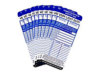 Scan TG1210 Tower Tag Inserts Pack Of 10 SCATOWTAGI