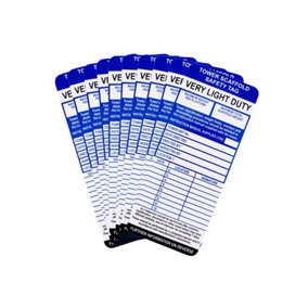 Scan TG1210 Tower Tag Inserts Pack Of 10 SCATOWTAGI