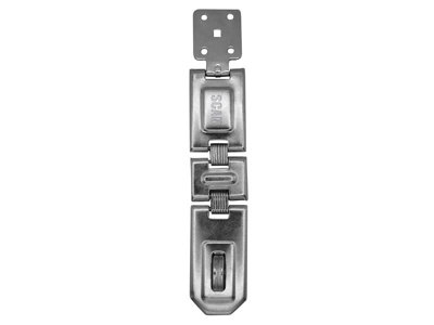 Scan WD019-159 Hinged Hasp and Staple 195mm SCAPHSH195