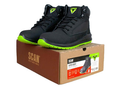 Scan Work Boot Viper SBP Safety Shoe Boots Size 12 XMS23VIPER12 SCAFWVIPER12