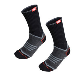 Scan Work Socks Twin Pack Work Site Boot Socks 80% cotton SCASOCKS XMS24SOCKS