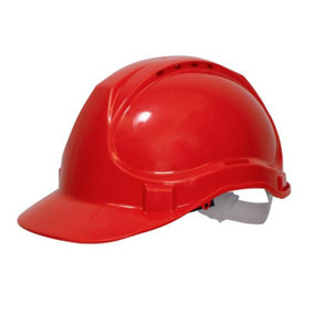Scan YS-4 Safety Helmet - Red SCAPPESHR