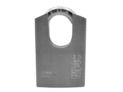 Scan ZB113-50 Stainless Steel Shrouded Padlock 50mm SCAPLS50