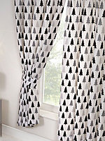 Scandi Bear Forest Lined 54'' Curtains